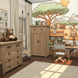 Neutral Safari Kids bedroom