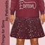 Toddler Wool Sequin  Skirt logo
