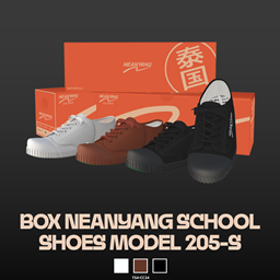  FinJingSims - Box Neanyang School Shoes Model 205-S