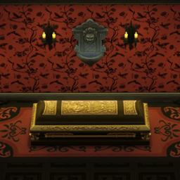Adult Vampire Bedroom in Red logo