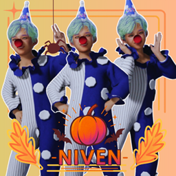 Spooktober Collection - "Dippo" Clown Bodysuit Child M logo
