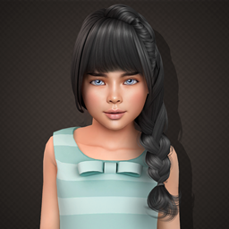 Aurum - Cora hairstyle (child) logo