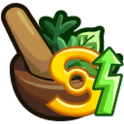 higher apothecary pricing [x10, x5, or x2.5] logo