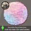 Pastel Fluffy Round Dance Rug #20 Samtuse963 logo