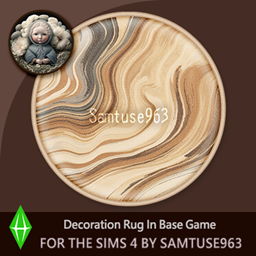 Marble Round Dance Rug #2 Samtuse963 logo