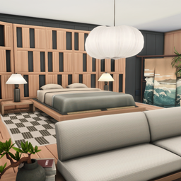 Modern Japanese bedroom