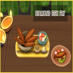 icemunmun Diamond Fish Fry / translation spanish by Monisims - The Sims ...
