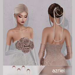 DOUX - Azriel Hairstyle (4 Hairs - PACK)