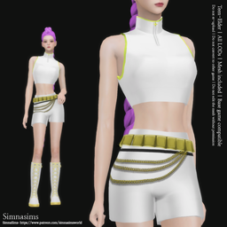 Rumi's golden outfit (no jacket) logo