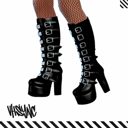 [VHSync] Platform Knee High Boots