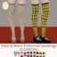 Plaid & Retro Patterned Stockings logo