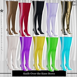 Knife Over the Knee Boots - The Sims 4 Create a Sim - CurseForge