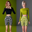 Leopard shorts and a stylish sweater logo