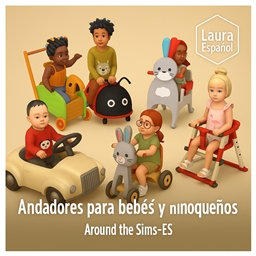 🚼🌿 Baby and Toddler Walkers by:AroundtheSims — Spanish TranslationES