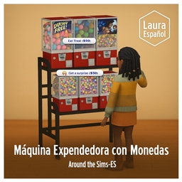  🪙🌿 Coin Vending Machine by:AroundtheSims — Spanish TranslationES