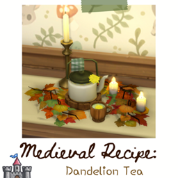 🏰⚔️ Recetas Medievales: Té de diente de león  de Littlbowbub 🌼✨Traducido al español