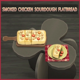Smoked Chicken Sourdough Flatbread Recipe By icemunmun | Chinese Translation
