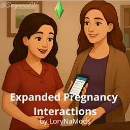 Expanded Pregnancy Interactions by LoryNaMods - Tradução PTBR