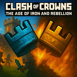 Clash of Crowns The age of Iron and Rebellion NO LONGER WIP logo