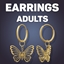Butterfly Filigree Hoop Earrings logo