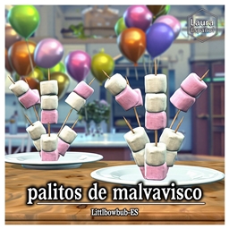 ✨ Marshmallow Sticks by Littlbowbub Spanish translation -ES ✨