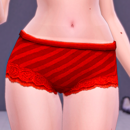 striped Panties - shorts logo