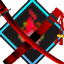 slashblade:shinku and blood katana logo
