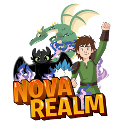 Isle of Berk Nova Dragon Variants logo