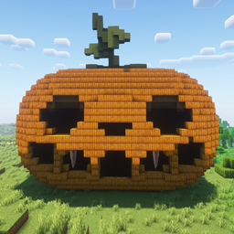 Giant Spooky Pumpkins
