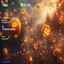 Main Menu Background Halloween Pumpkins logo