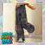 Child's Washed Baggy Gold Accent Flap Pockets Pants logo