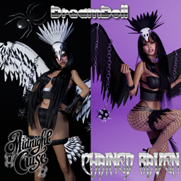 Chained Raven Costume | Midnight Curse logo