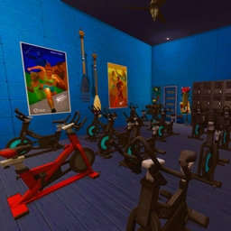 Cycling Blue Gym Room - No CC project image