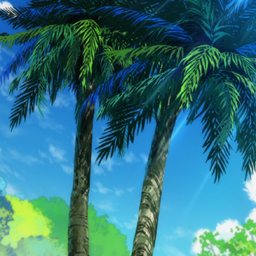 「 PALMTREES 」Music Disc logo