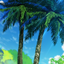 「 PALMTREES 」Music Disc logo