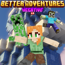 Better Adventures  Negative logo