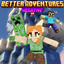 Better Adventures  Negative logo