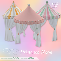 Princess Nook canopy 🎪 - SIMc-PrincessNook-CanopyTent.zip - The Sims 4