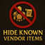 Hide Known Vendor Items logo