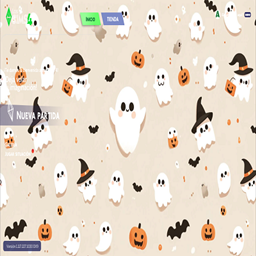 Main Menu Background Cute Halloween logo