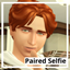 Paired selfie override logo