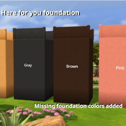 "There For You Foundation" - missing colors added logo