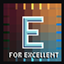 E For Excellent logo