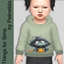 Infants Little Monster Knitted Hoodies logo
