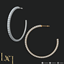 Large hoop Earrings logo