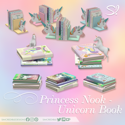 Princess Nook Unicorn Bookends 🦄 - The Sims 4 Build / Buy - CurseForge