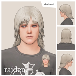 Raiden Hair - The Sims 4 Create a Sim - CurseForge