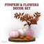 Pumpkin & Flowers Decor Set logo