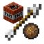 LaxBOOM: Explosive arrows and fire charge launcher logo