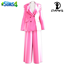 Satin Blazer Jacket S318  and Satin Wide Leg Sweatpants S319 logo